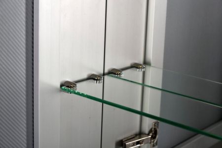 Зеркальный шкаф De Aqua Алюминиум 120 серебро