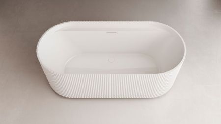 Zenon Olympia, акриловая ванна закругленной формы с рельефом, 170x80xh58 см, цвет белый матовый, артикул 4000.000.000.000.39658