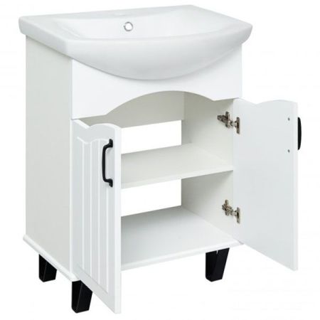Тумба под раковину Runo Марсель 70 4620750028848 Белая