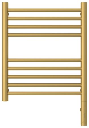 Полотенцесушитель электрический "БОГЕМА 3.0" прямая 500х400 / МЭМ правый (Матовое золото)