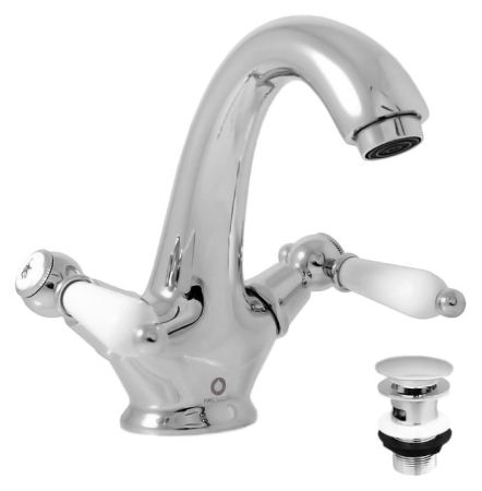 Смеситель для раковины Rav Slezak Morava retro MK529.5 хром, артикул MK529.5