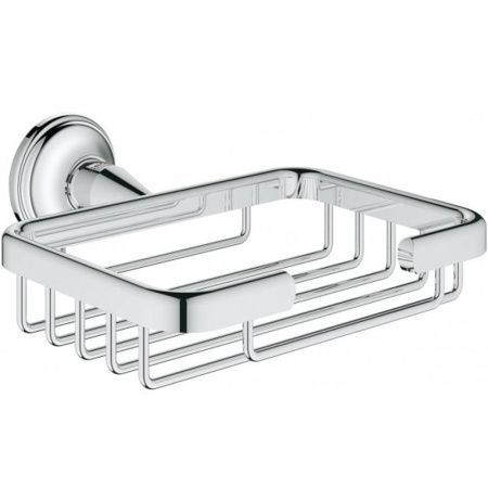 Полочка-решетка GROHE Essentials Authentic, хром (40659001) Полочка-решетка GROHE Essentials Authentic, хром (40659001)