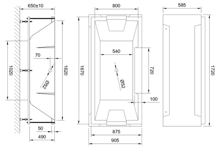 Акриловая ванна Royal Bath  TRIUMPH RB665101 170х87х65 с каркасом, артикул RB665101K