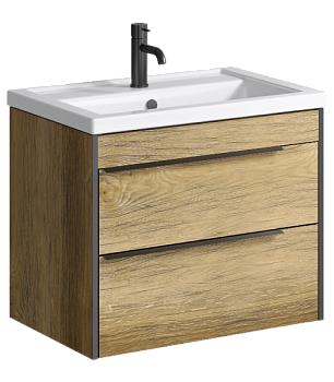 "Fargo" тумба под умывальник, цвет дуб балтийский, FRG0107DB, ТМ «AQWELLA»