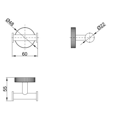Крючок для полотенец Lemark BELUGA, сталь, брашированное светлое золото (LMA-8011S-BRLG), артикул LMA-8011S-BRLG