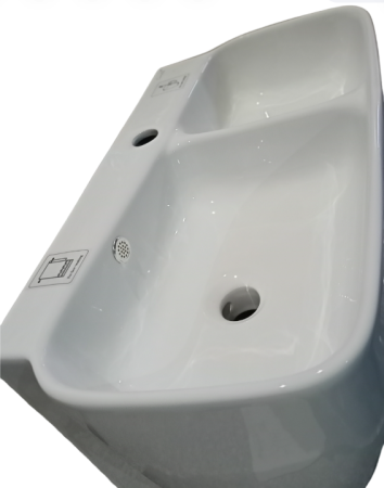 Раковина подвесная Cerutti SPA Double MARCO (670x350x300)