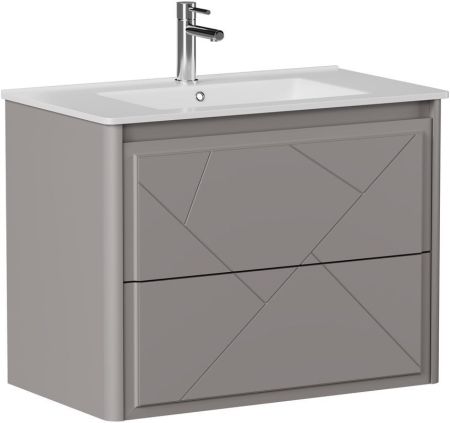 Тумба под раковину Allen Brau Paris 80 1.360001.PGM платина матовый, артикул 1.360001.PGM