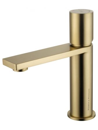 Смеситель для раковины WONZON & WOGHAND, Брашированное золото (WW-101-BG), артикул WW-101-BG