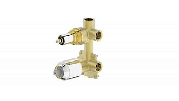 Внутренняя часть (D969CP-B-ENG) смесителя для душа Bravat, хром