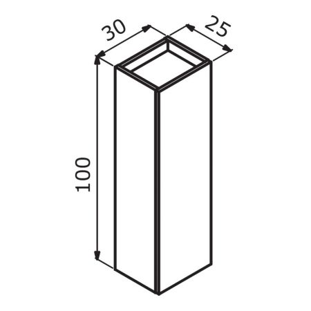 Пенал ORKA Ferla 30 синий матовый, артикул 3006244