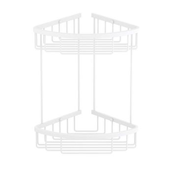 Полка угловая двойная Timo Saona белый матовый (13082/16)