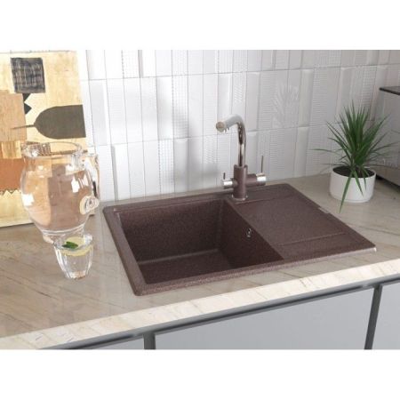 Смеситель для кухни Paulmark Essen Es213011-COCR Кофе Хром