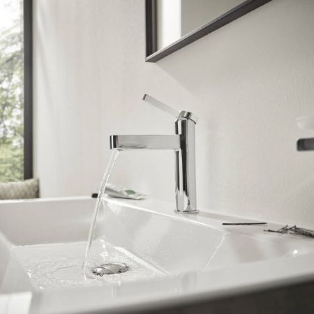 HG Finoris Смеситель для раковины 110 push-open, цвет хром, артикул 76023000