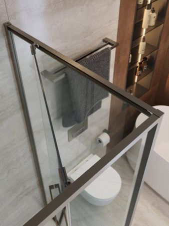 LUX-AH-FS-1-70/90-C-CR Душевой уголок, артикул LUX-AH-FS-1-70/90-C-CR