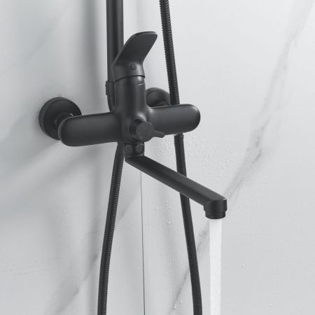 Душевая система Raffine F3685H, черный, артикул F3685H