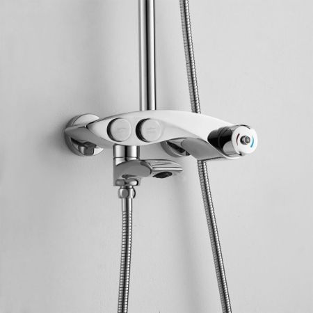 Душевая система Orans OLS-7550 Серебристый хром, артикул OLS-7550