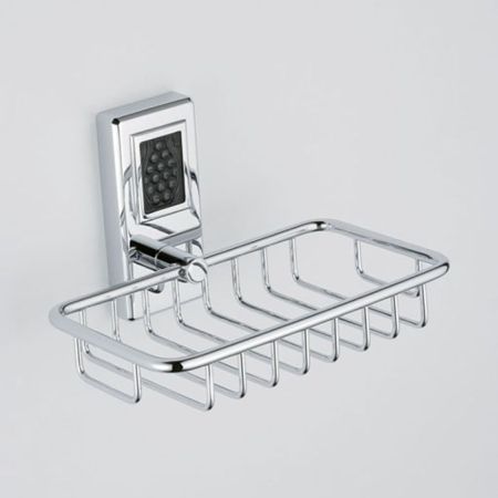 THG METROPOLIS CRISTAL NOIR Мыльница-корзина металлическая 160х95 мм., цвет хром, артикул A2L-A02-620