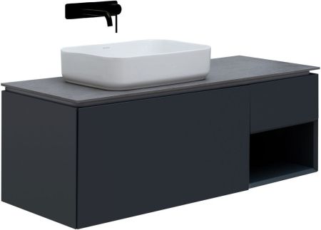 Тумба под раковину Allen Brau Infinity 120 1.21006.AM L антрацит матовый, артикул 1.21006.AM