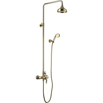 Душевая система Lemark Brava LM4760G Золото