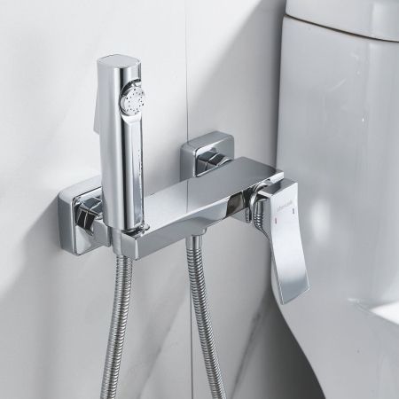 Гигиенический душ со смесителем Shevanik S4005-1, хром