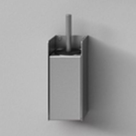 Agape Mach 2 Держатель ерша для унитаза подвесной 25.5x10.9 см, цвет: сатин, артикул AMC20941SP