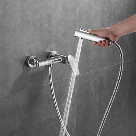 Гигиенический душ со смесителем Shevanik S8505-1, хром