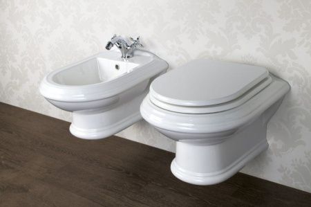 Биде Cezares CZR-618-TH подвесное Белое