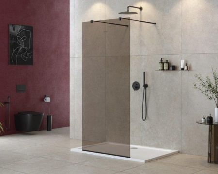 Душевая перегородка CEZARES LIBERTA-L-2, артикул LIBERTA-L-2-80-C-NERO