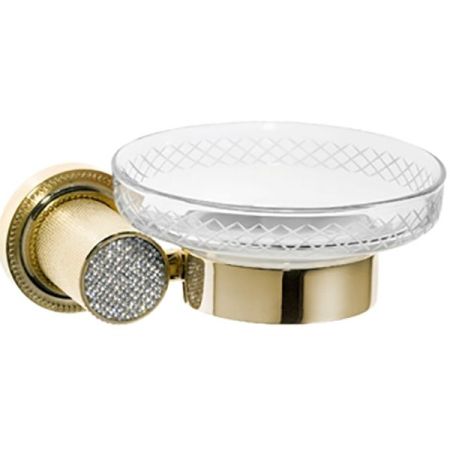 Мыльница настенная ROYALE CRISTAL GOLD, артикул 10923-G