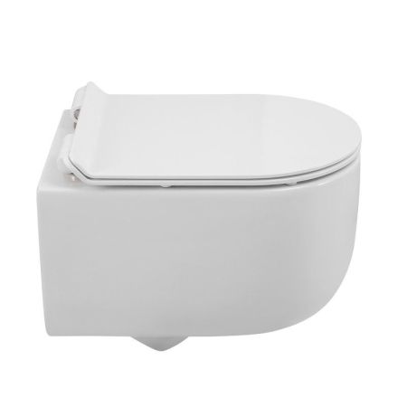 SOFT-TOR Чаша унитаза подвесного безободкового, смыв TORNADO, BB084CH-TOR, артикул BB084CH-TOR