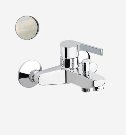 Смеситель для ванны Webert DoReMi DR850102345, никель, артикул DR850102345