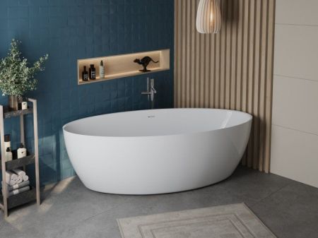 Ванна акриловая отдельностоящая BelBagno BB707, артикул BB707-1860-880