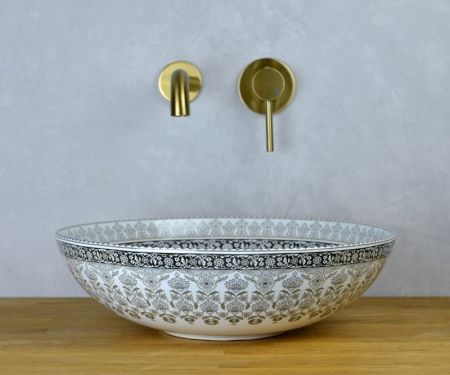 Раковина чаша Bronze de Luxe Марракеш 1008G, серый, артикул 1008G