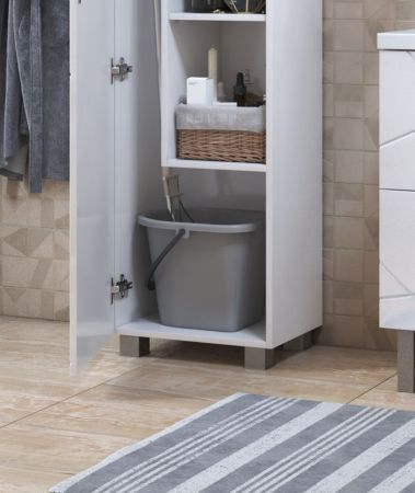 Пенал (45см) VIGO Geometry pn.GEO.45, белый, артикул pn.GEO.45