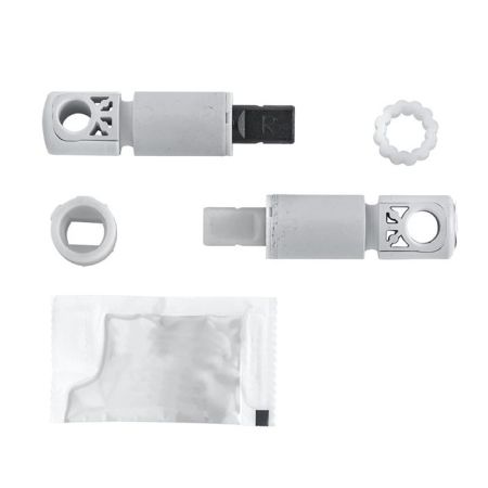 Петли для сиденья унитаза, Duravit, с микролифтом, цвет-белый, артикул 1004250000