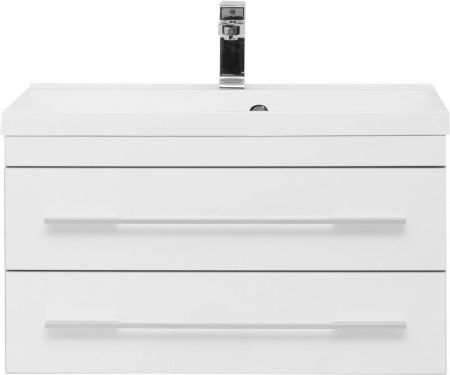 Тумба с раковиной Aquanet Верона 75 белый (подвесная 2 ящика), артикул 00287672