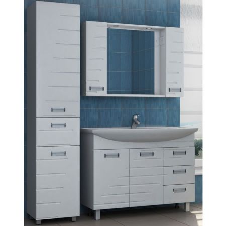 Тумба под раковину Vigo Diana 105 Белая, артикул Diana-3-1050(Стиль)