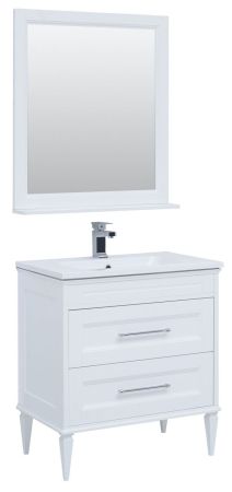 Мебель для ванной Aquanet Бостон М 80 белый( лит. мрамор), артикул 00259387