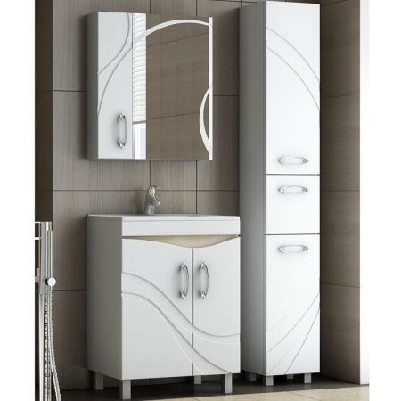 Тумба под раковину Vigo Mirella 60 Белая, артикул Mirella-0-600(Калипсо)