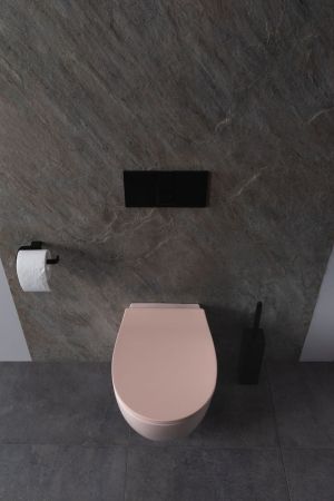 Чаша подвесного унитаза Allen Brau Fantasy 4.11004.SM розовый, артикул 4.11004.SM