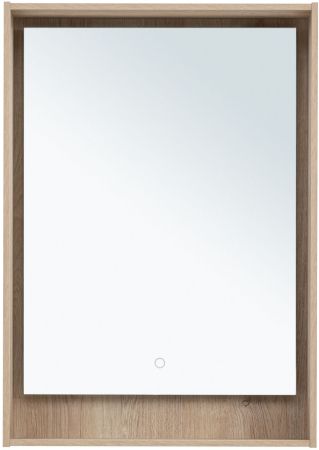 Зеркало Aquanet Милан 60 дуб светлый