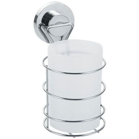 Стакан для ванной одинарный на присоске пластиковый FORA "ATLANT"