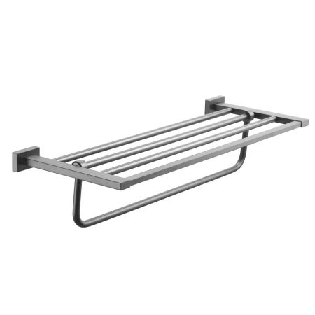 Полка для полотенец Shevanik SG5608T, оружейная сталь, артикул SG5608T