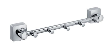 Крючки для полотенец Fixsen Kvadro FX-61305-5 Хром, артикул FX-61305-5
