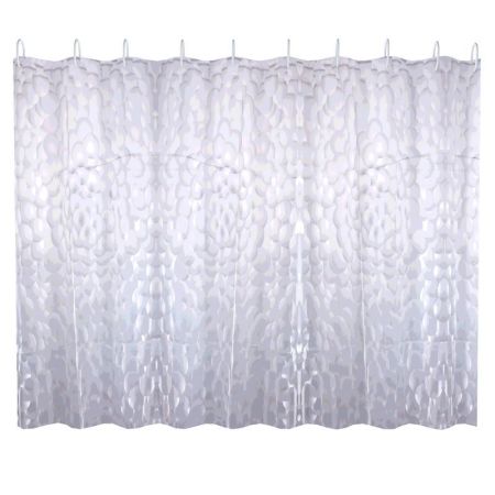 Штора для ванной FASHUN A8758, белый
