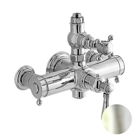 Nicolazzi Termostatico Термостатический смеситель, вывод сверху 3/4, цвет: никель блестящий, артикул 4917NL70