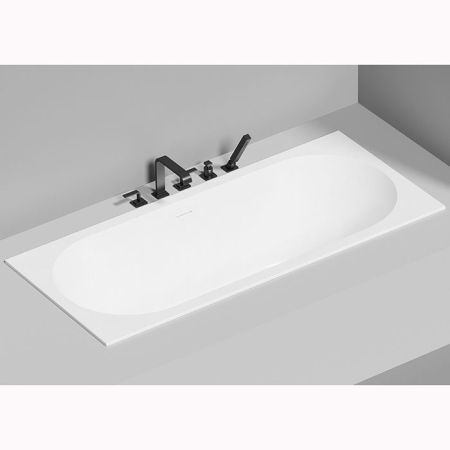 Salini ORNELLA AXIS KIT 170 Встраиваемая ванна 1700х750х600мм, прямоуг. ,мат-л: S-Sense, дон. кл. "Up&Down",слив -перел.белый глянцевый, артикул 103513G