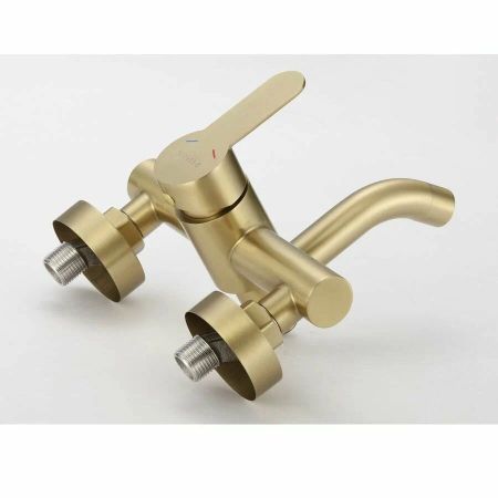 Смеситель для ванны Fmark FS8206C, матовое золото, артикул FS8206C