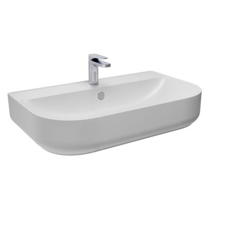 Hidra Gio, накладная/подвесная раковина 80x49x15h см, цвет белый матовый, артикул G17E/006