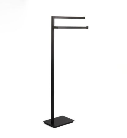 Stil Haus Urania, стойка: 2 полотенцедержателя, цвет черный матовый, артикул U19(23)